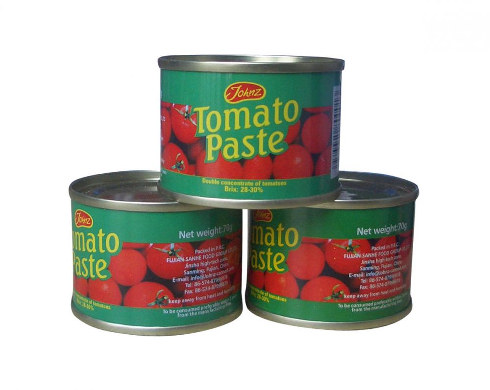 Passata di pomodoro 70gx100 - Coperchio rigido aperto - tomatopaste1-1